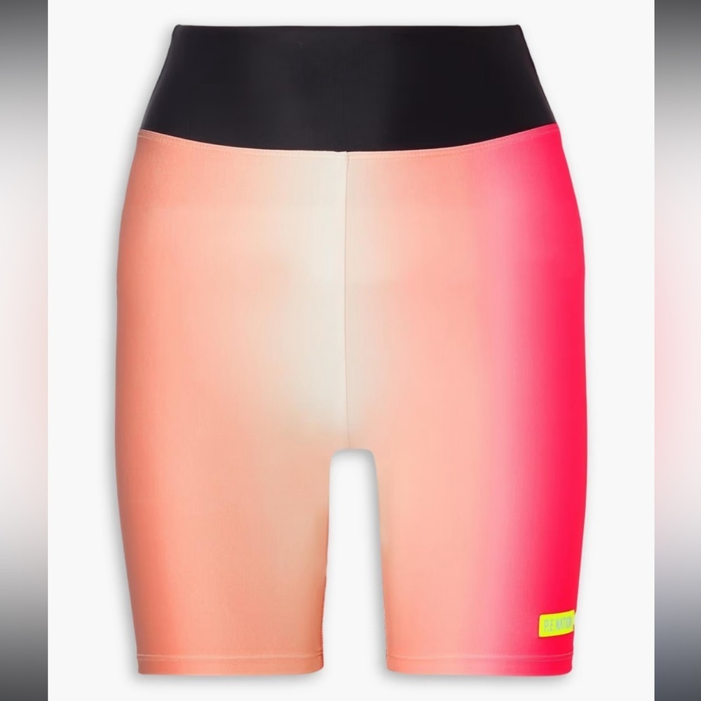 P.E NATION Momentum dégradé stretch bike athletic shorts size small - Picture 2 of 6